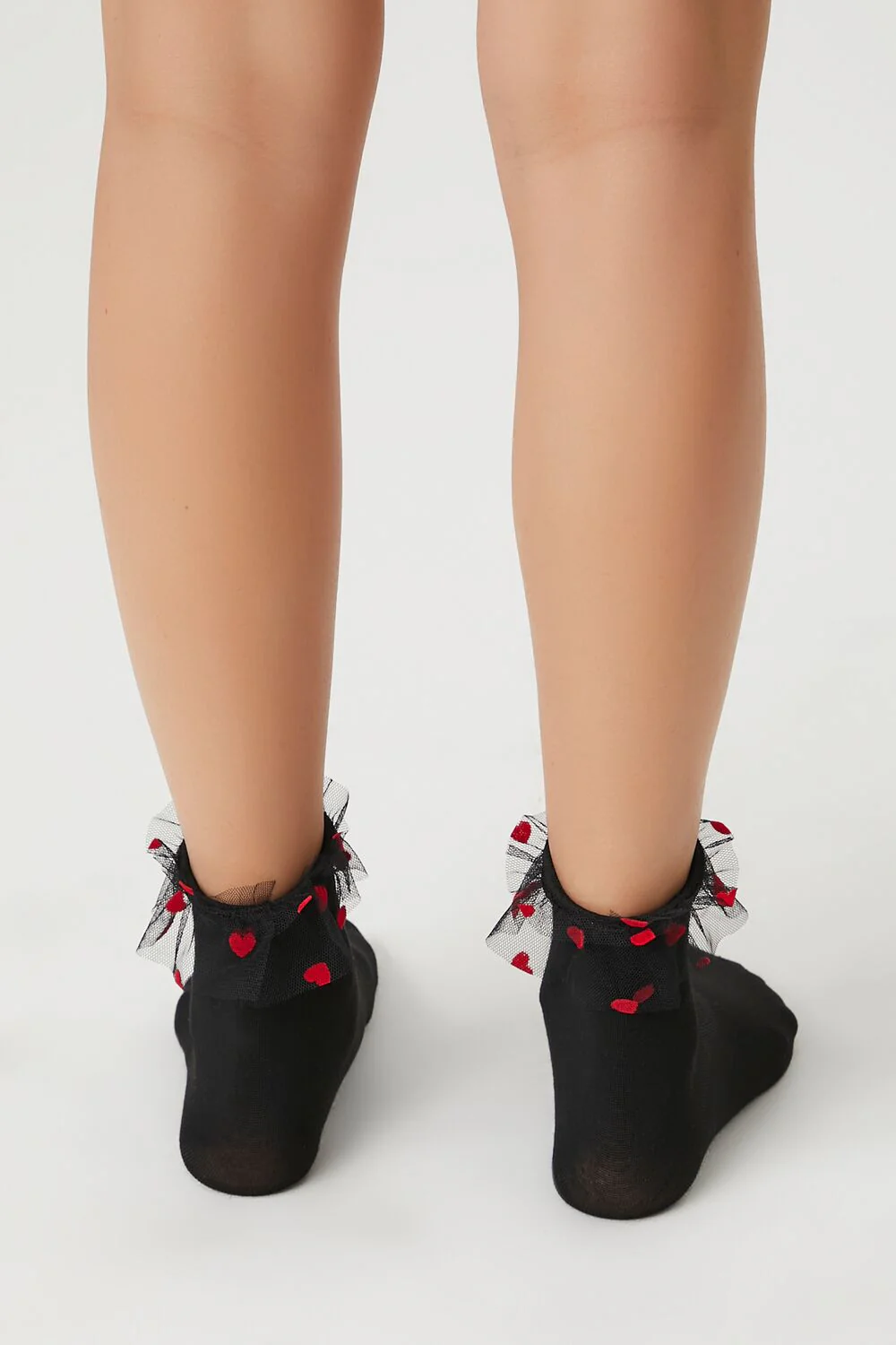 Heart Ruffle Crew Socks - Image 3