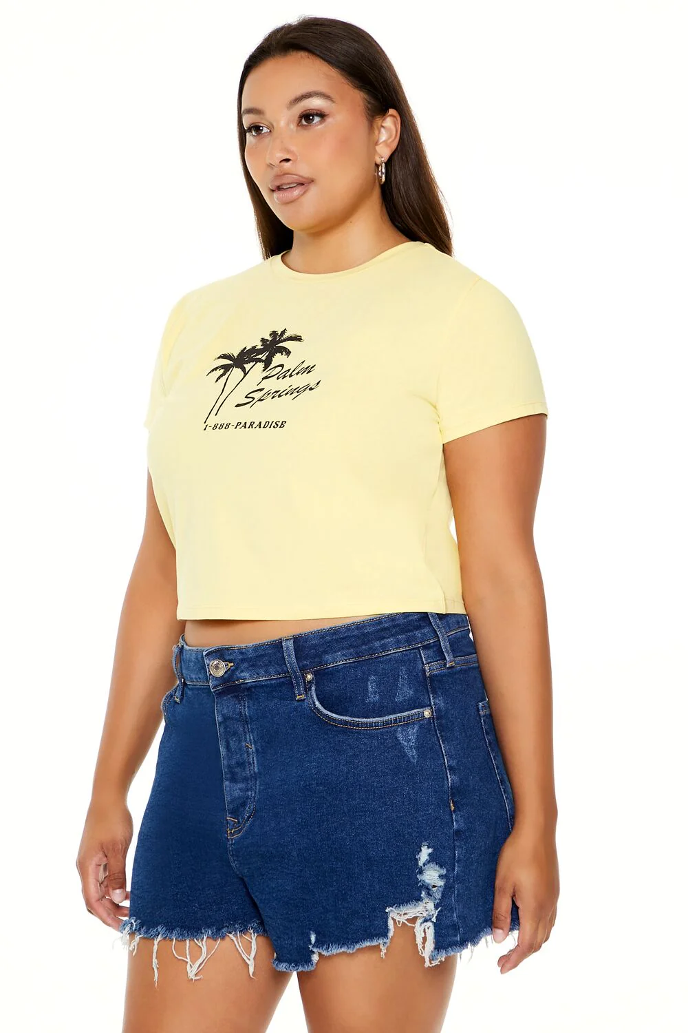 Plus Size Palm Springs Baby Tee - Image 2