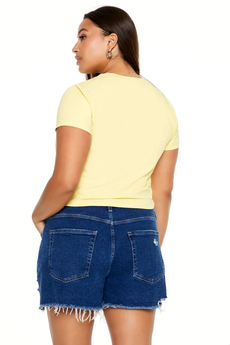 Plus Size Palm Springs Baby Tee - Image 3