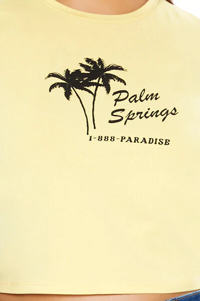 Plus Size Palm Springs Baby Tee - Image 5