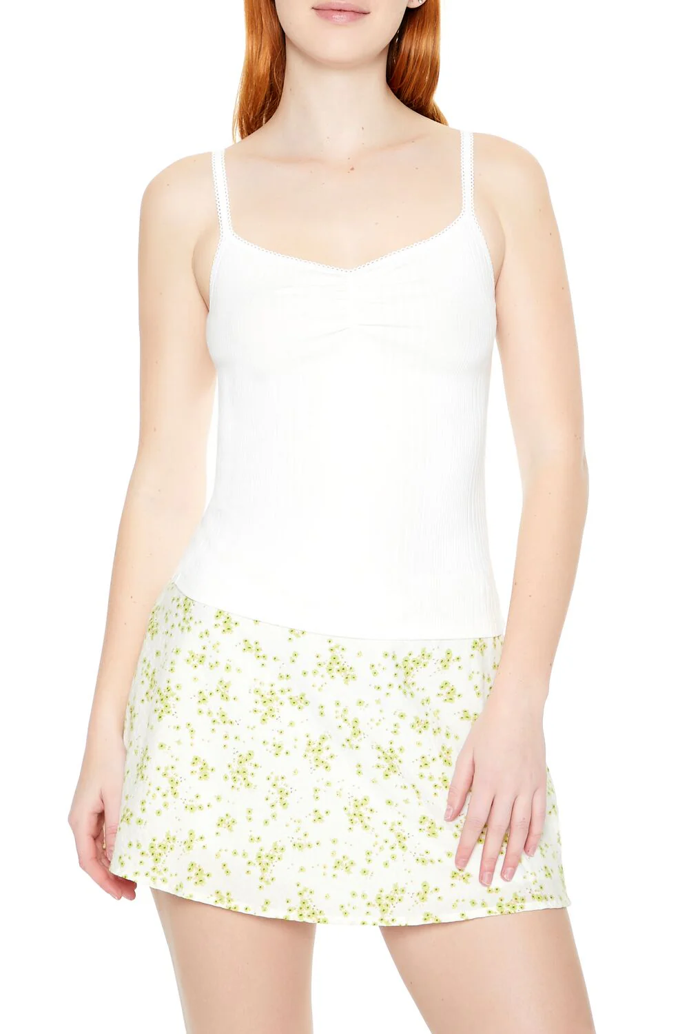 Floral Print A-Line Mini Skirt - Image 4