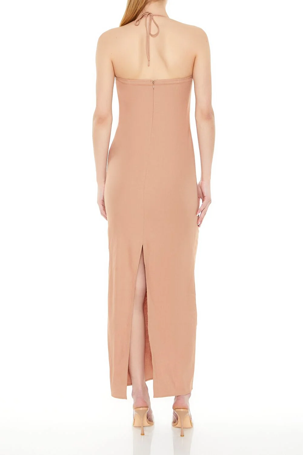 Halter Maxi Column Dress - Image 7