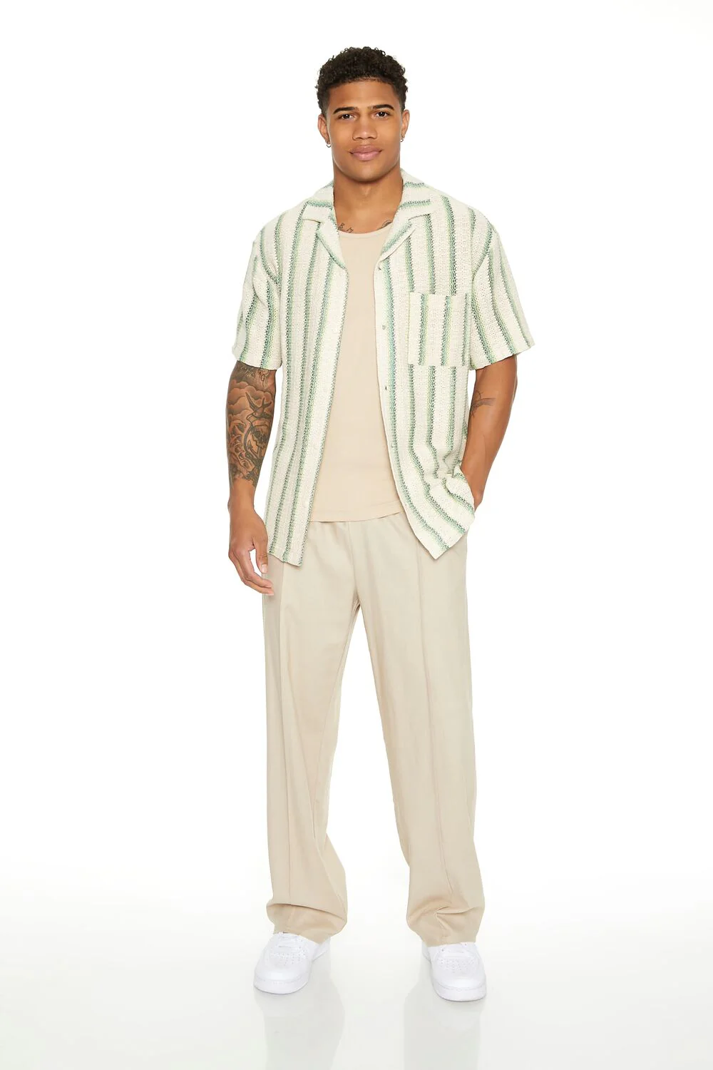 Striped Patch Pocket Shirt - Image 4