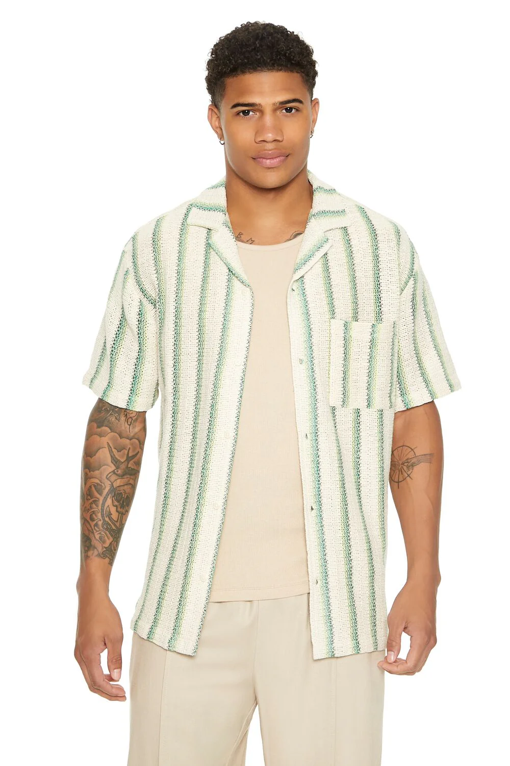 Striped Patch Pocket Shirt - Image 6