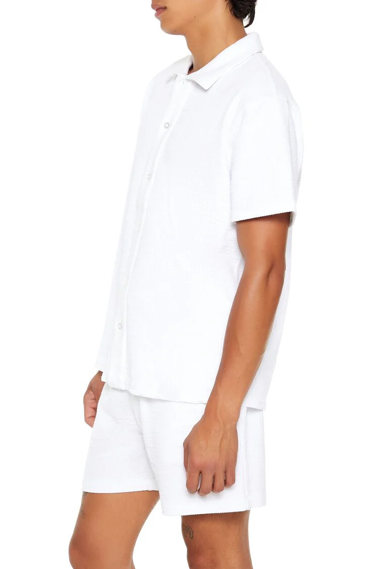 Seersucker Pinstriped Shirt - Image 3
