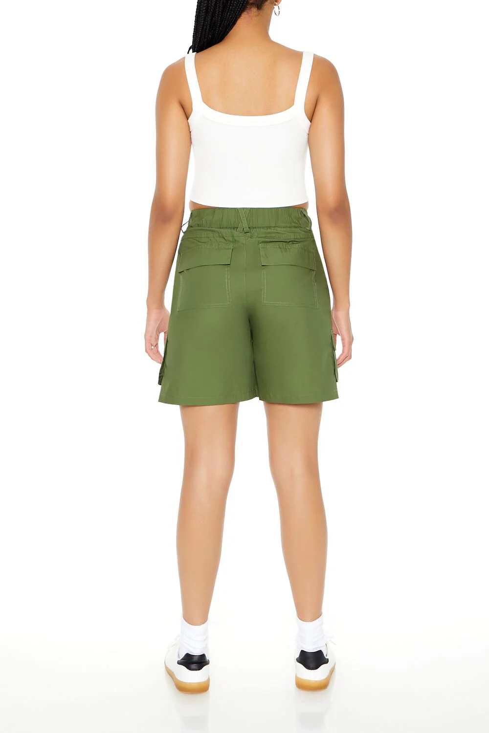 Poplin Bermuda Cargo Shorts - Image 3