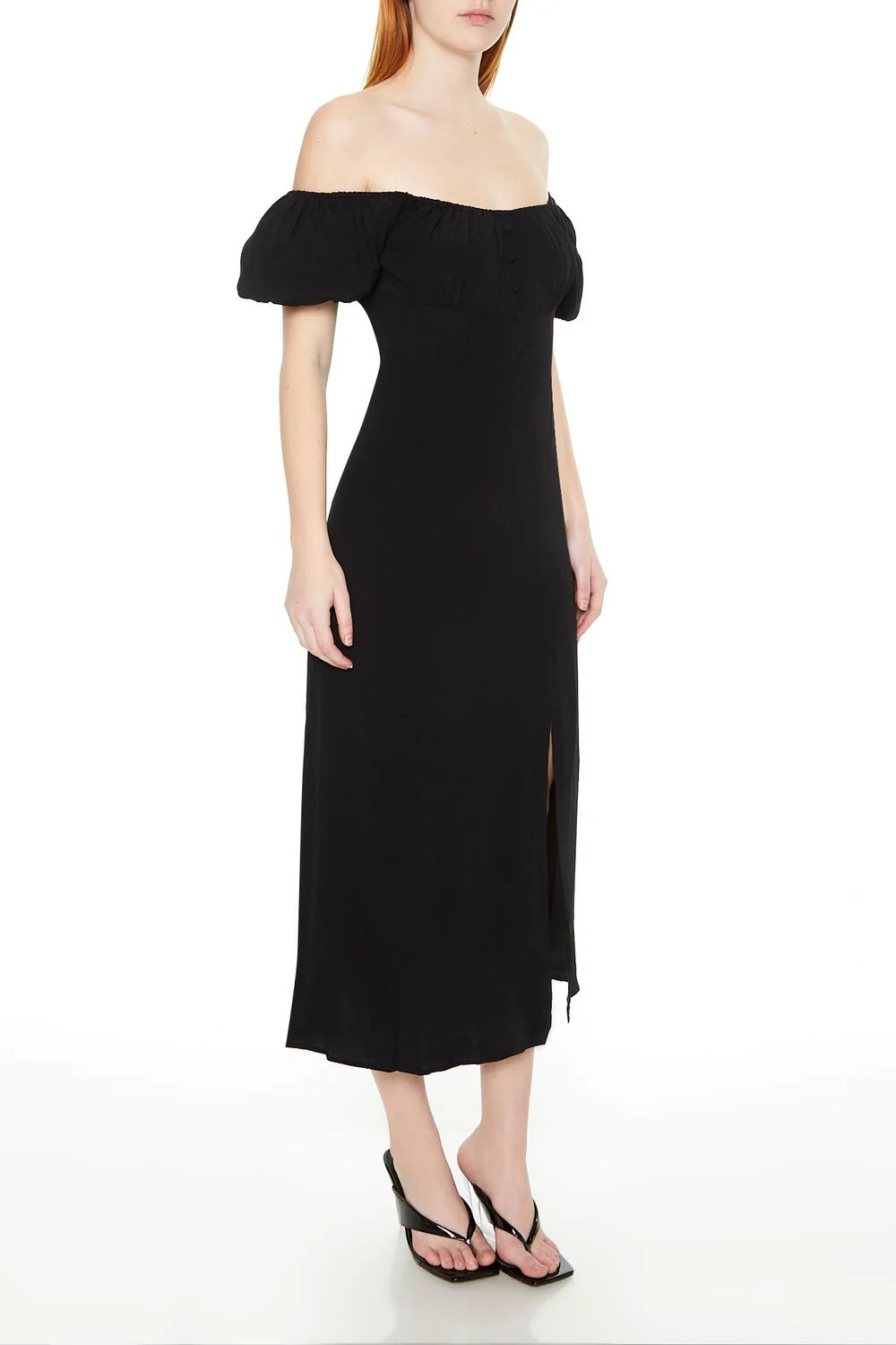 Off-the-Shoulder Midi Dress - Image 2