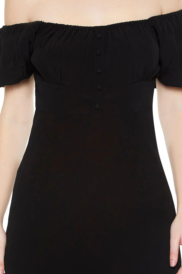 Off-the-Shoulder Midi Dress - Image 4