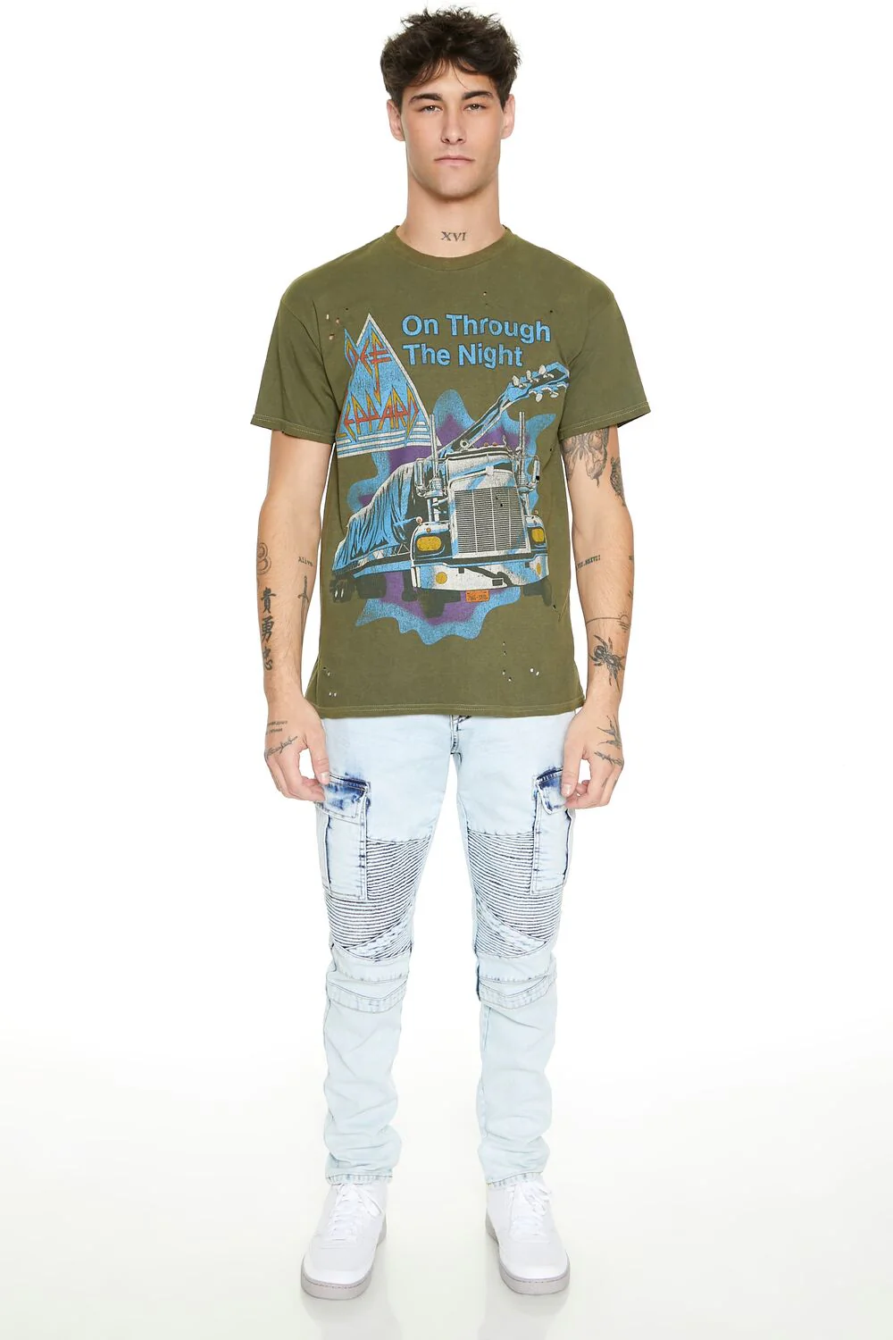 Distressed Def Leppard Graphic Tee - Image 4