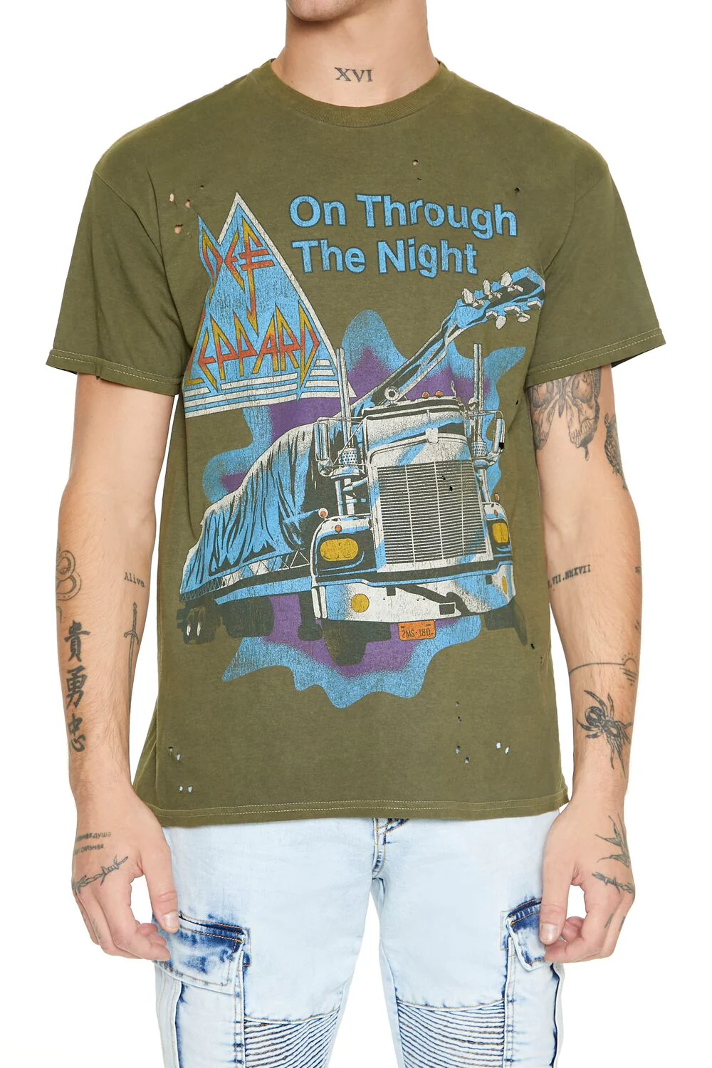 Distressed Def Leppard Graphic Tee - Image 5
