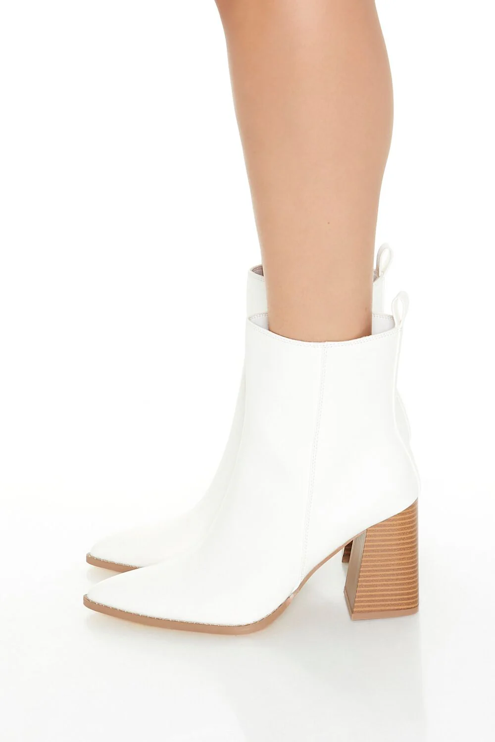 Pointed-Toe Block Booties - Image 2