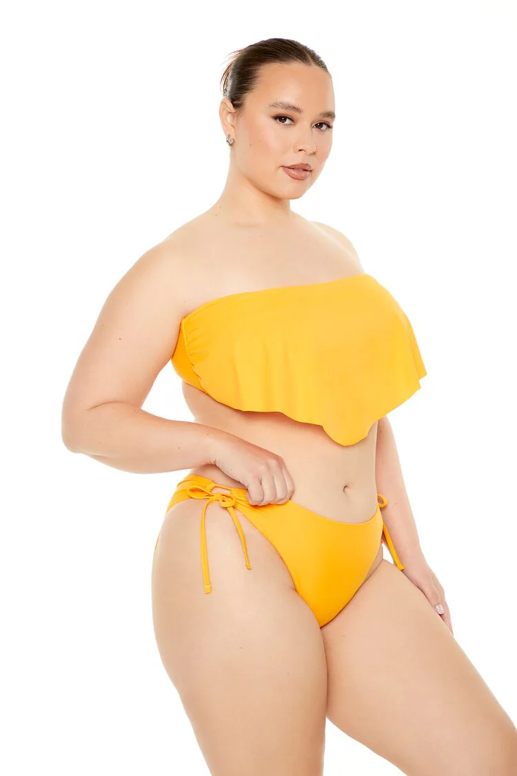 Plus Size Side-Tie Bikini Bottoms - Image 2
