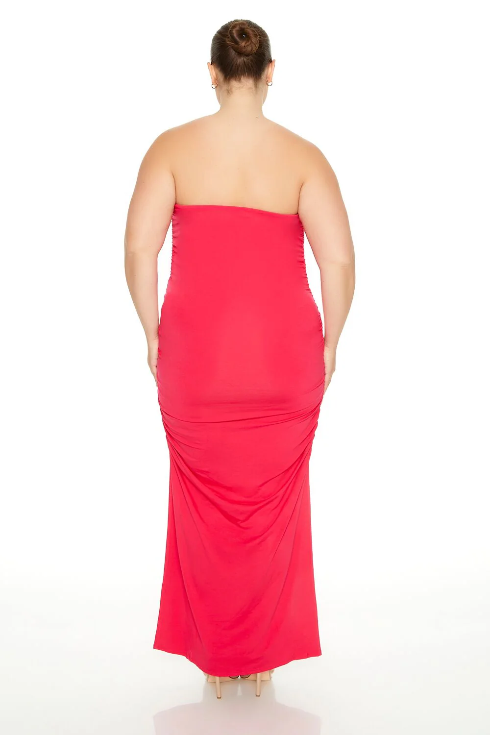 Plus Size Tube Bodycon Maxi Dress - Image 3