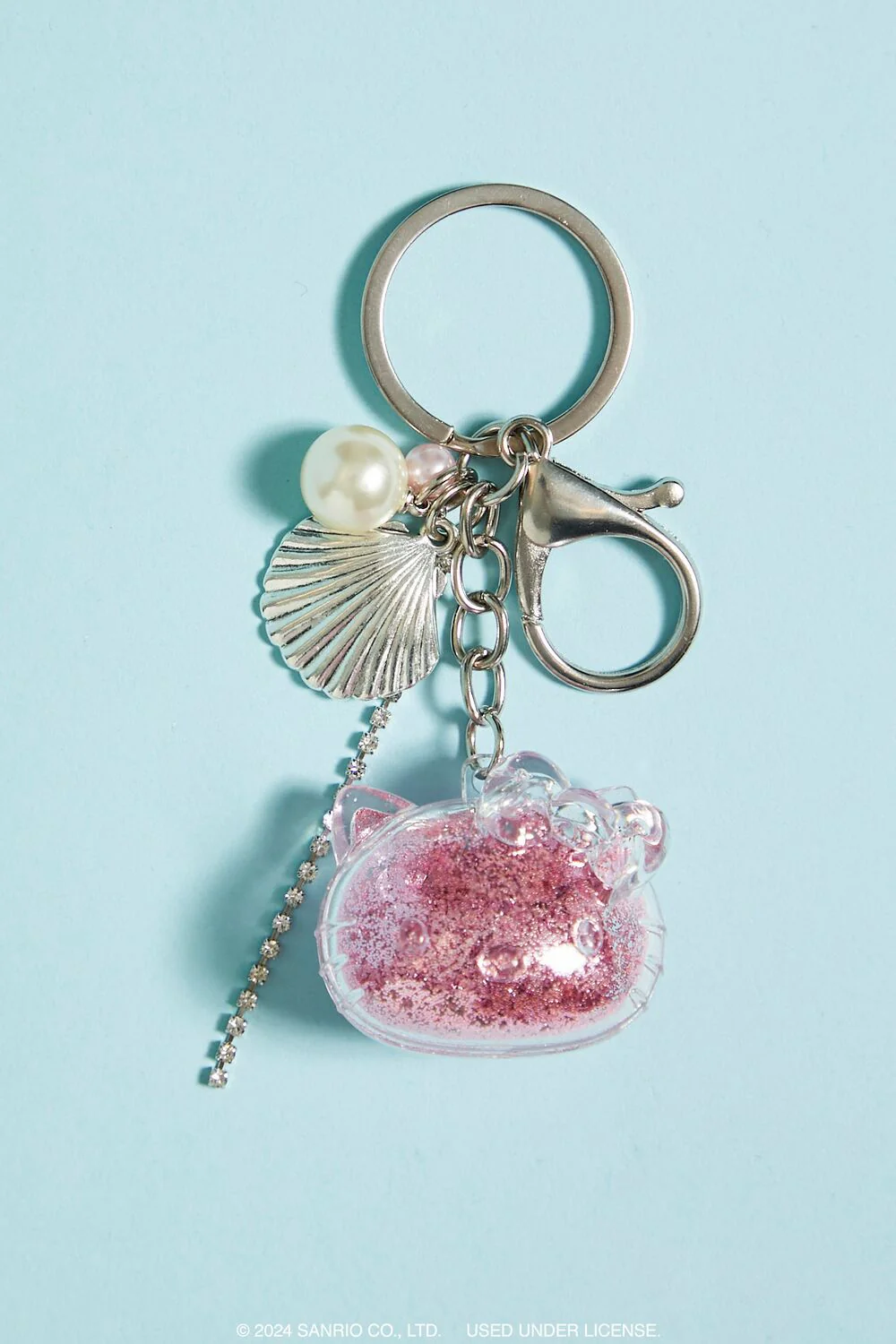 Seashell Hello Kitty Charm Keychain - Image 2