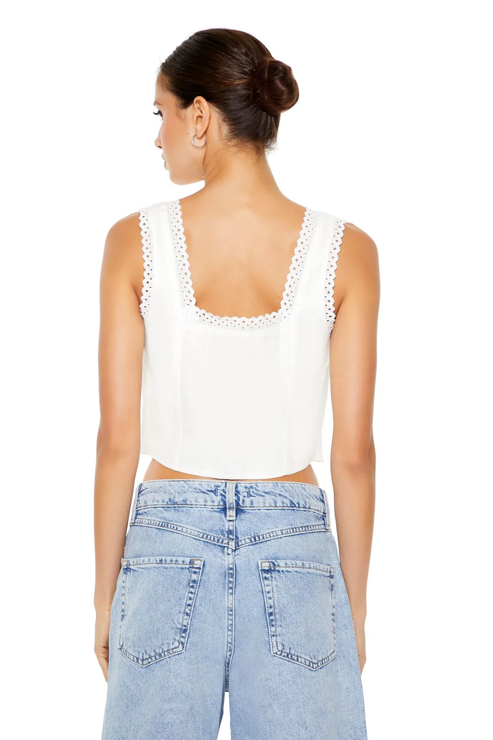 Crochet-Lace Crop Top - Image 3
