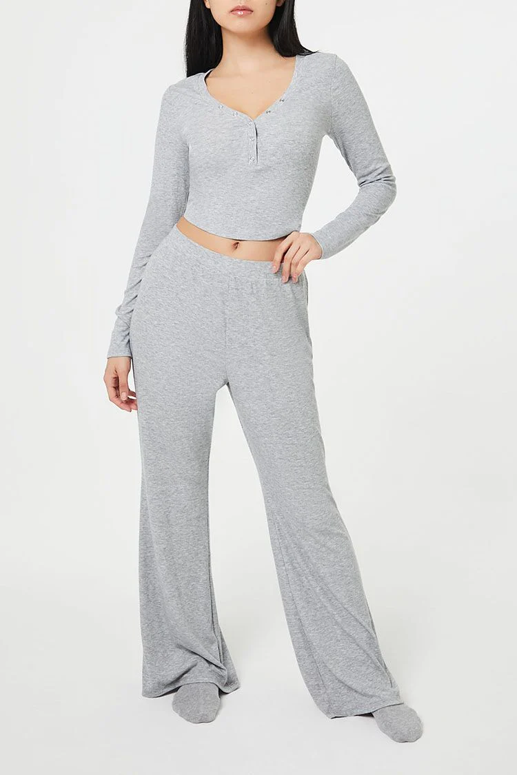 Flare Pajama Pants - Image 10