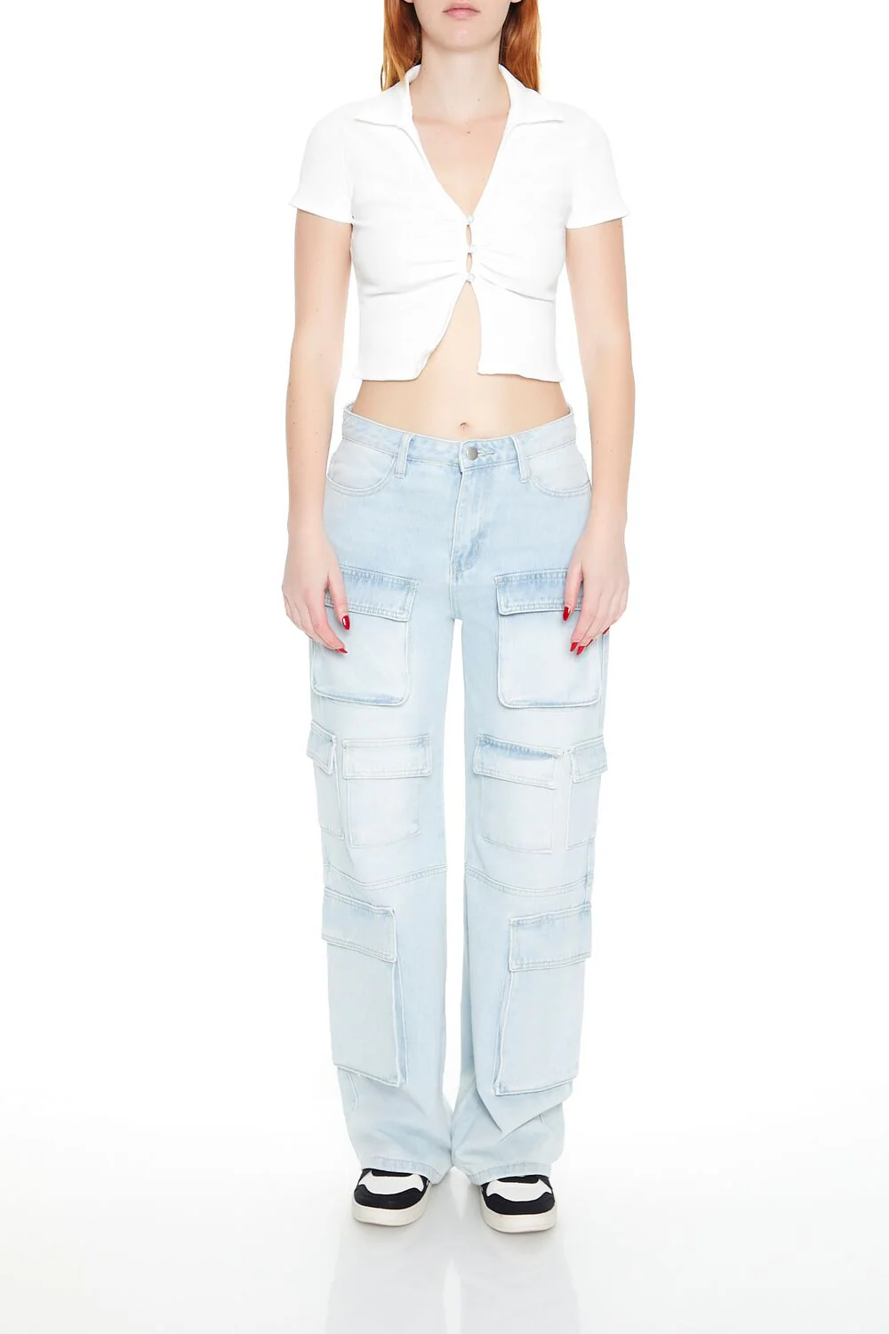Split-Hem Crop Top - Image 8