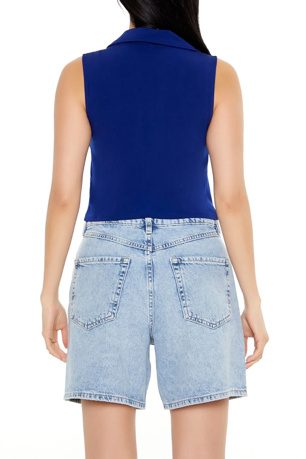 Sleeveless Bow Crop Top - Image 6