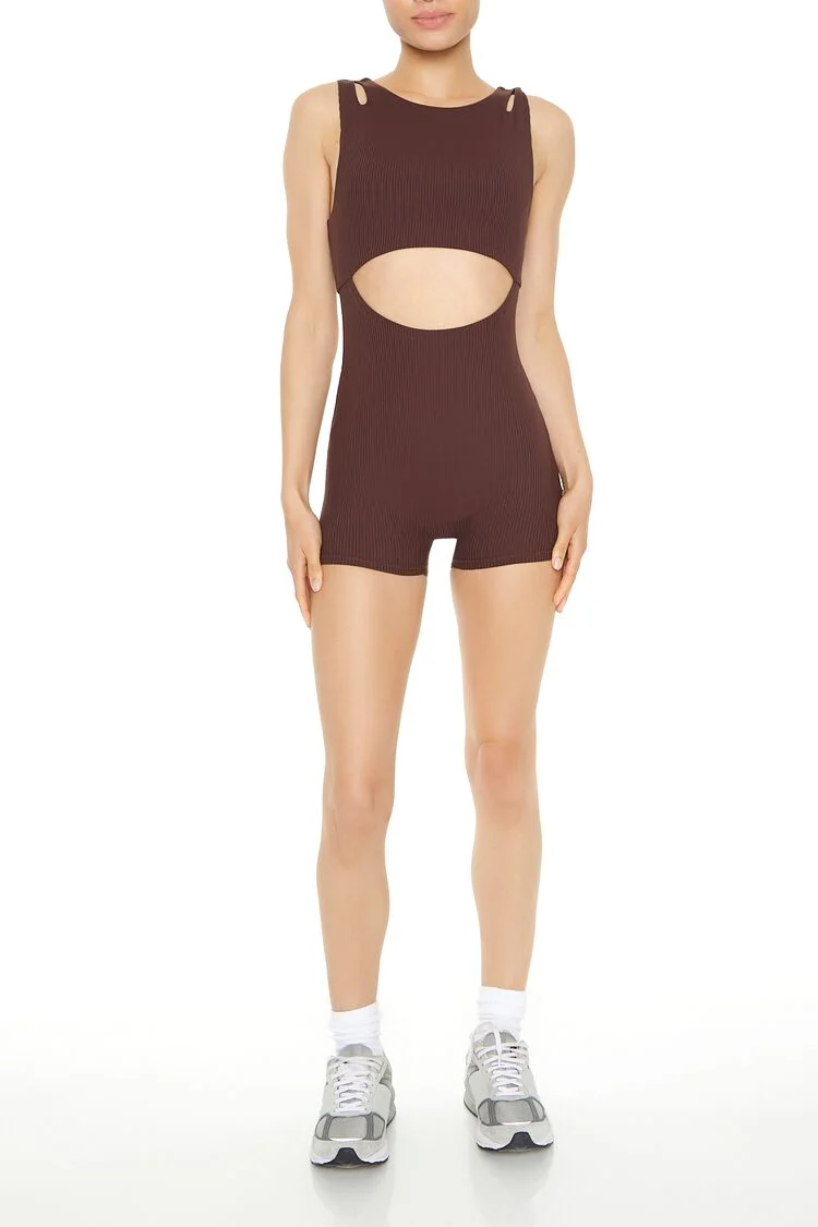 Active Uplift Lift Cutout Romper - Image 4