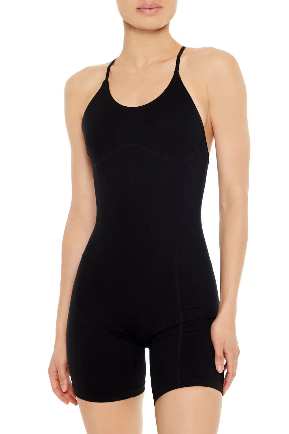Active Seamless Crisscross Romper - Image 2