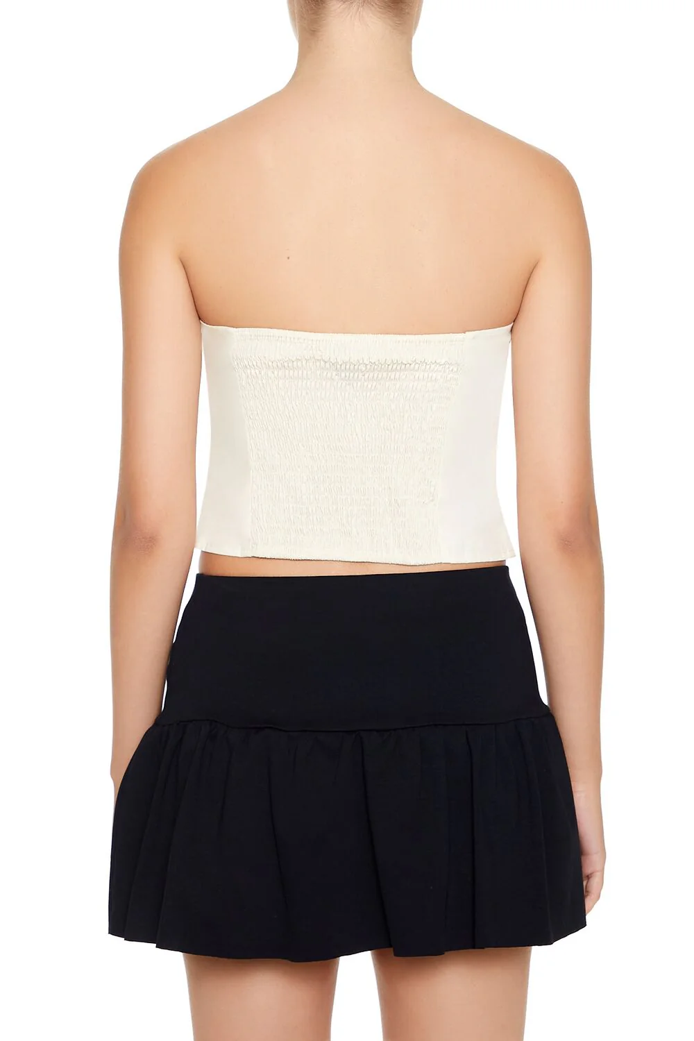 Bow Cropped Tube Top - Image 3