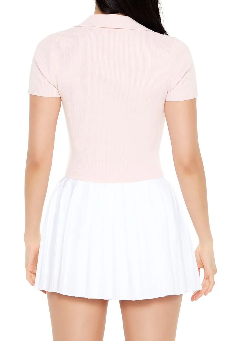 Ribbed Sweater-Knit Crop Top - Image 18
