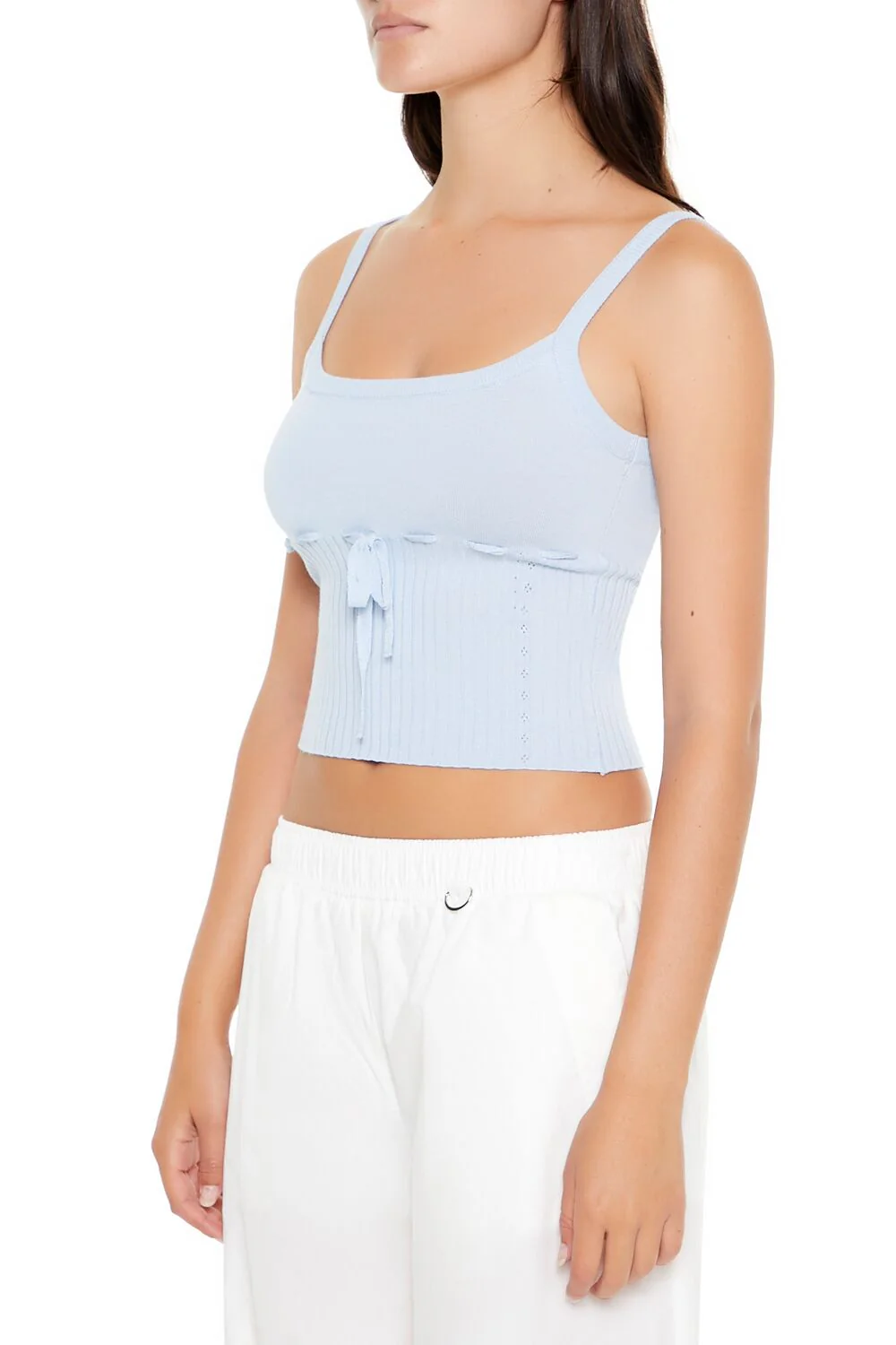 Sweater-Knit Cropped Cami - Image 10