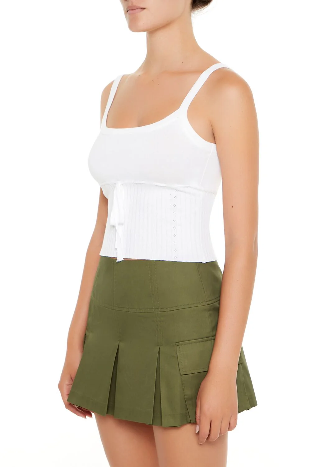 Sweater-Knit Cropped Cami - Image 4