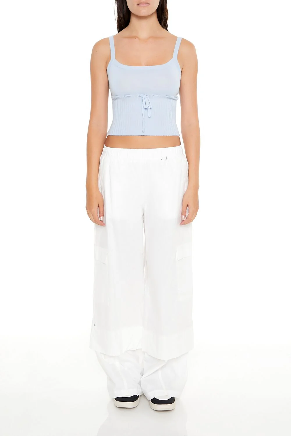 Sweater-Knit Cropped Cami - Image 8