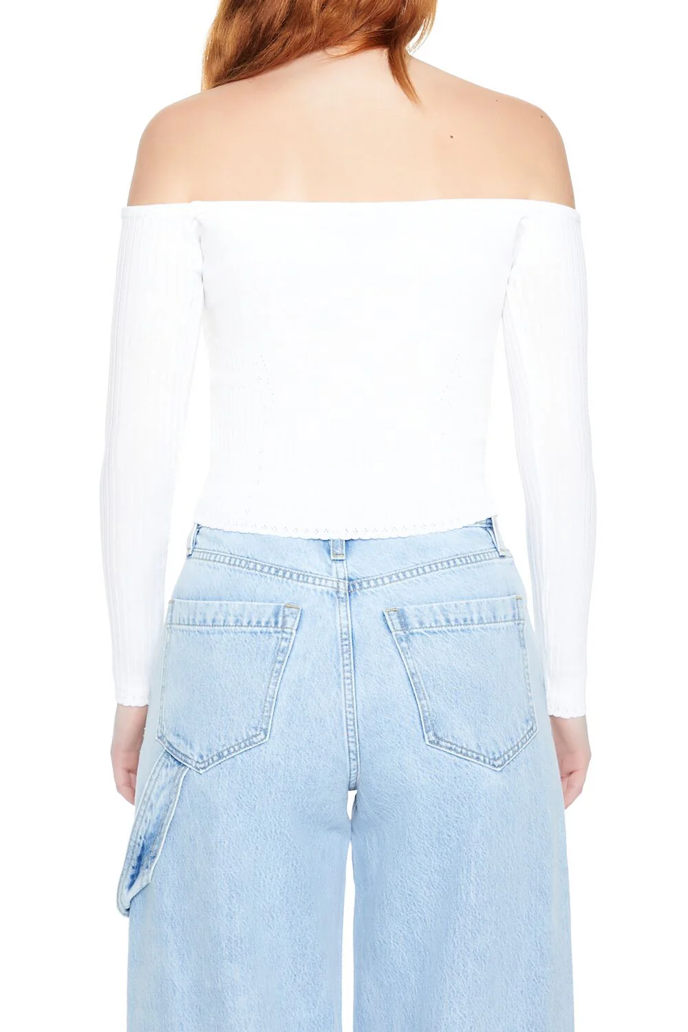 Off-the-Shoulder Sweater-Knit Top - Image 6