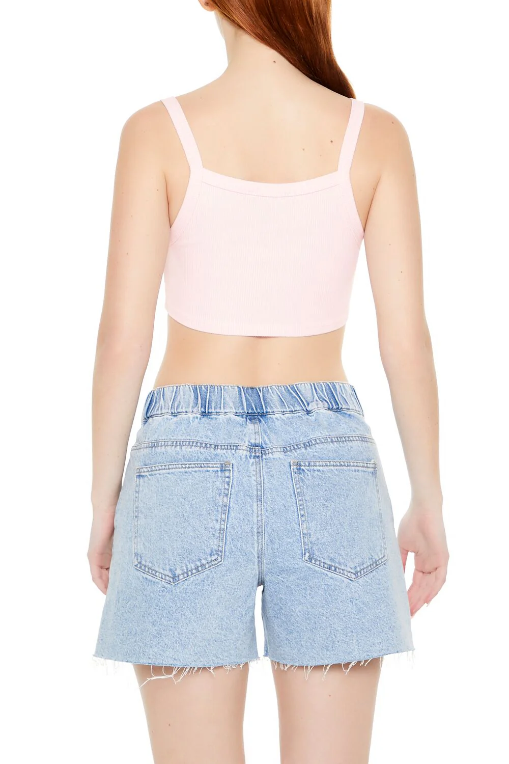 Rib-Knit Cropped Cami - Image 18