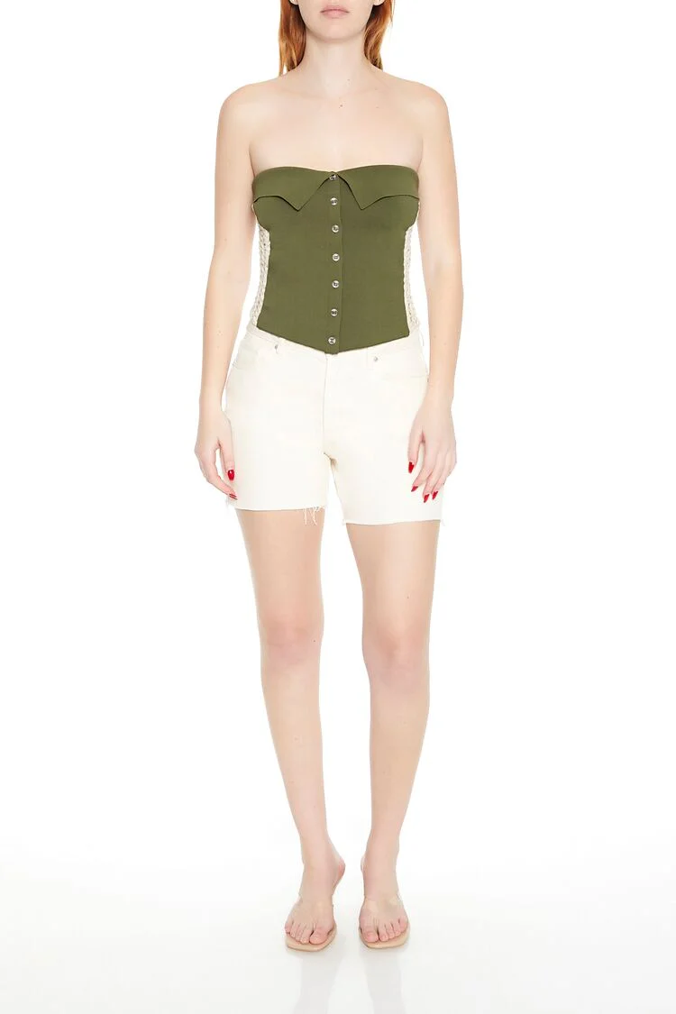 Crochet-Trim Tube Top - Image 2