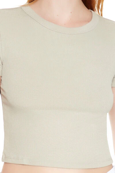 Cropped Crew Tee - Image 3