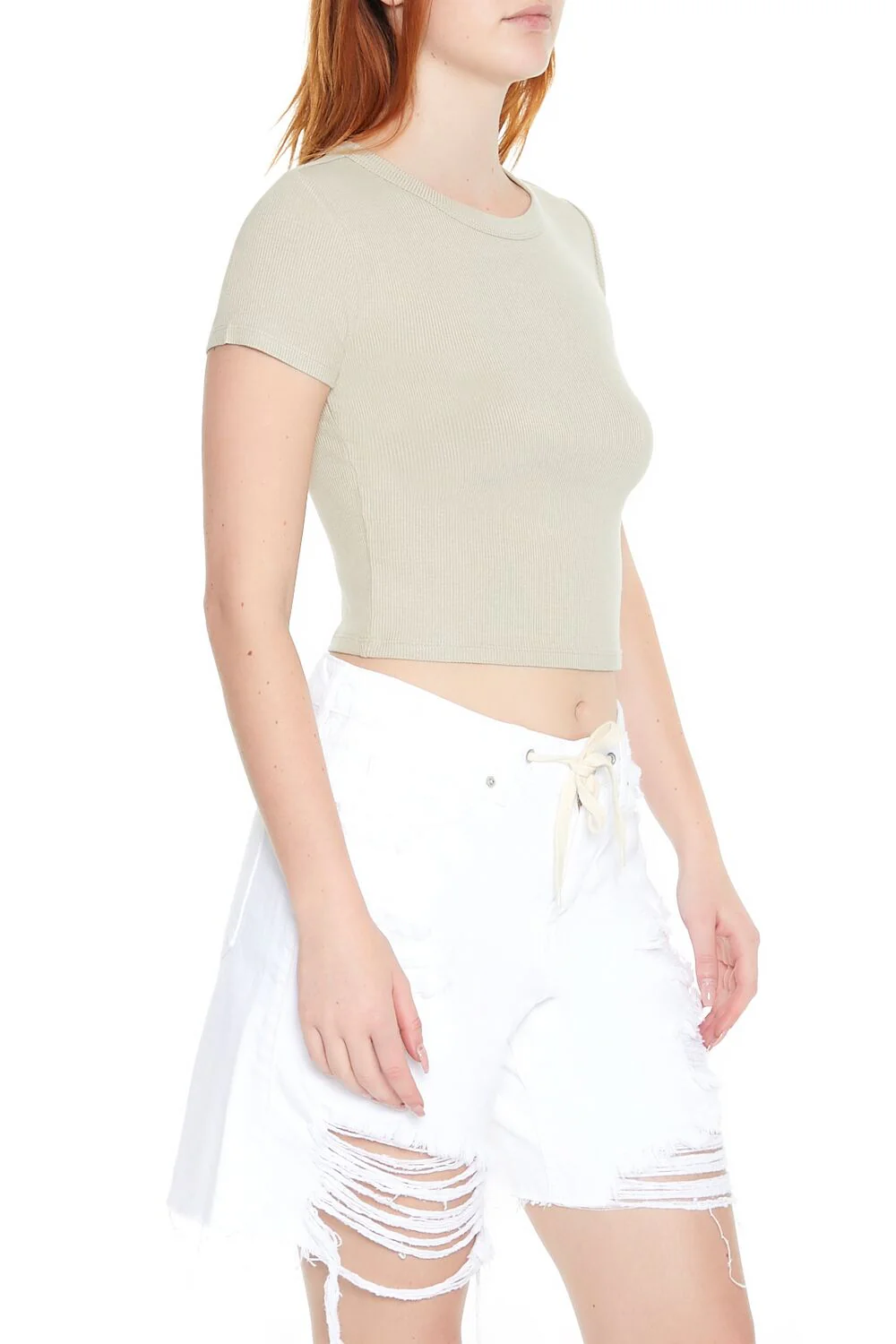 Cropped Crew Tee - Image 4
