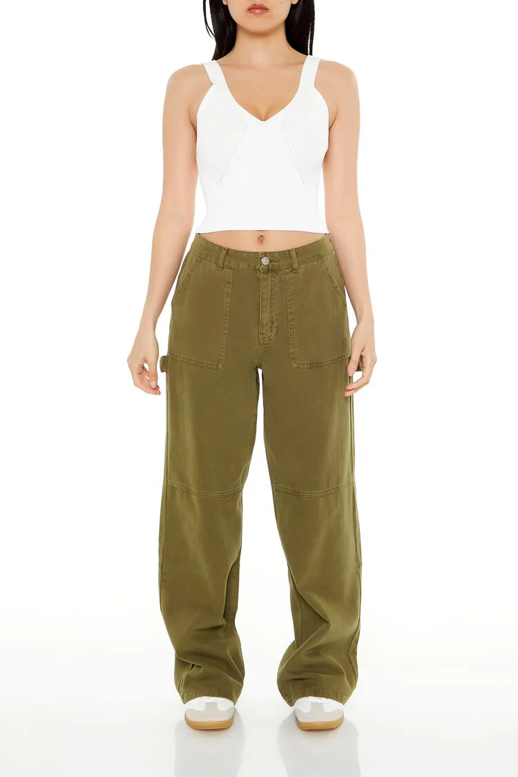 Cropped Sweater-Knit Tank Top - Image 2