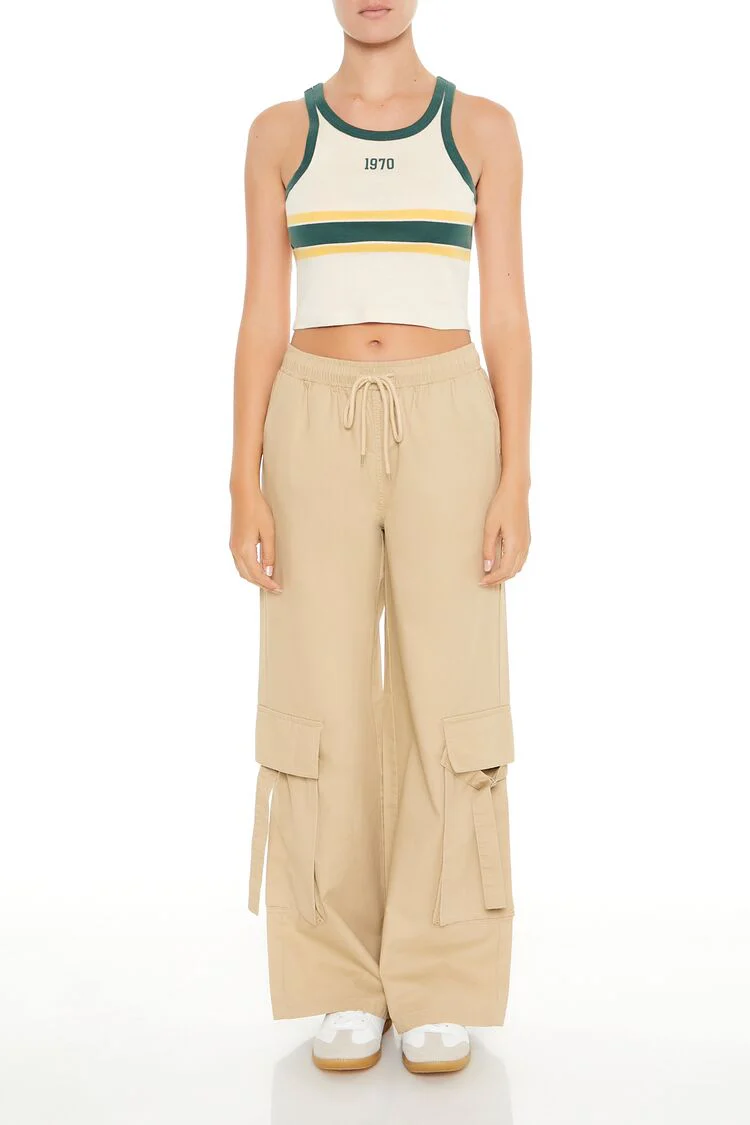 1970 Graphic Cropped Tank Top - Image 2