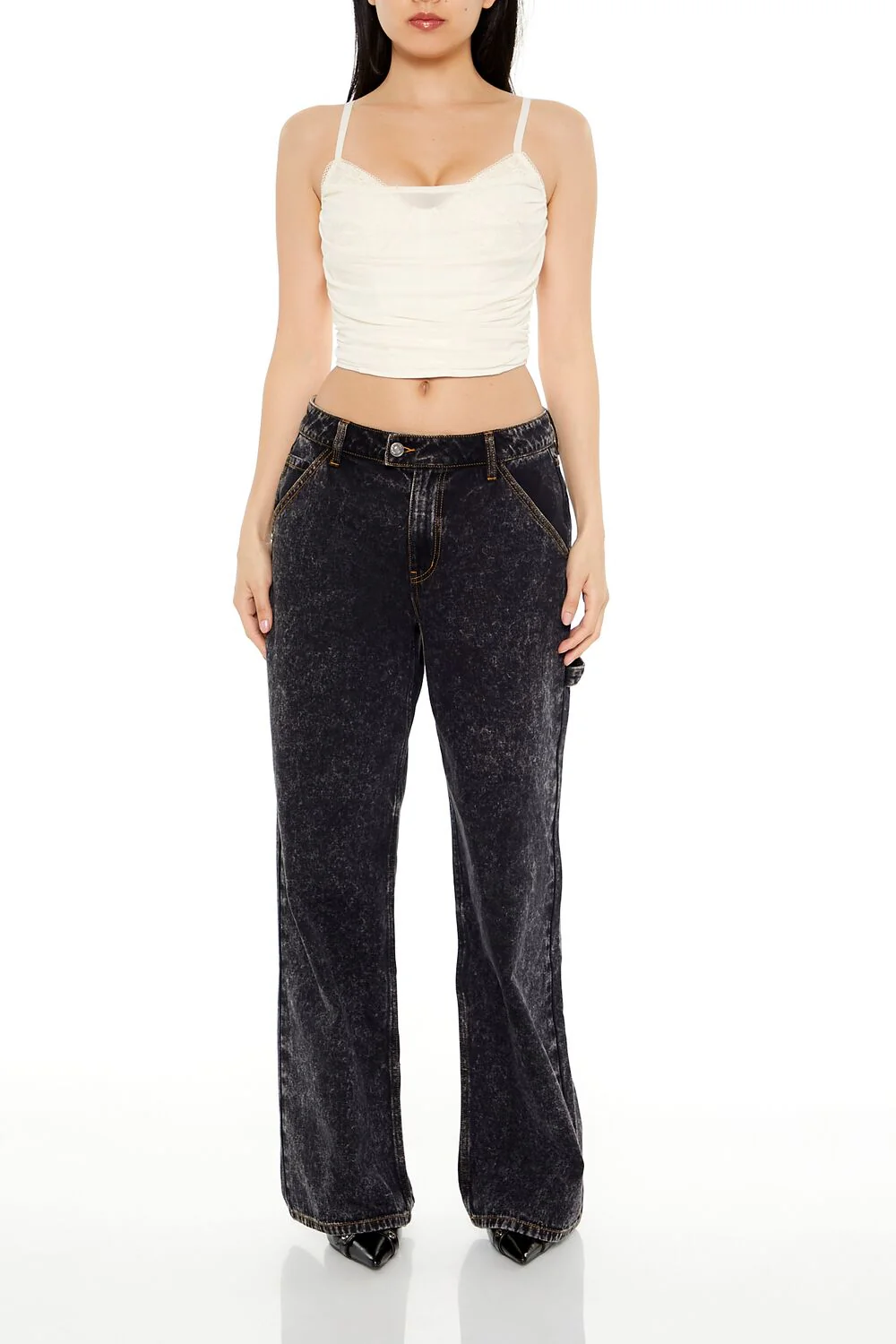 Mesh Bustier Cropped Cami - Image 8