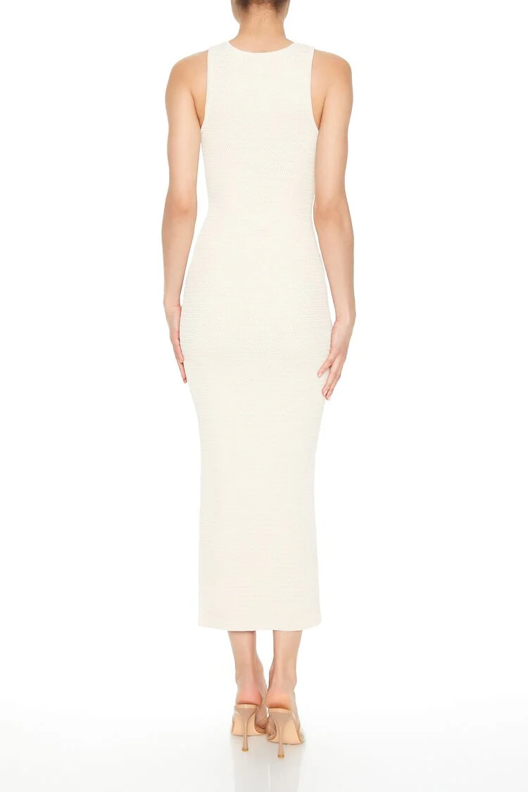 Sleeveless Crochet Maxi Dress - Image 3