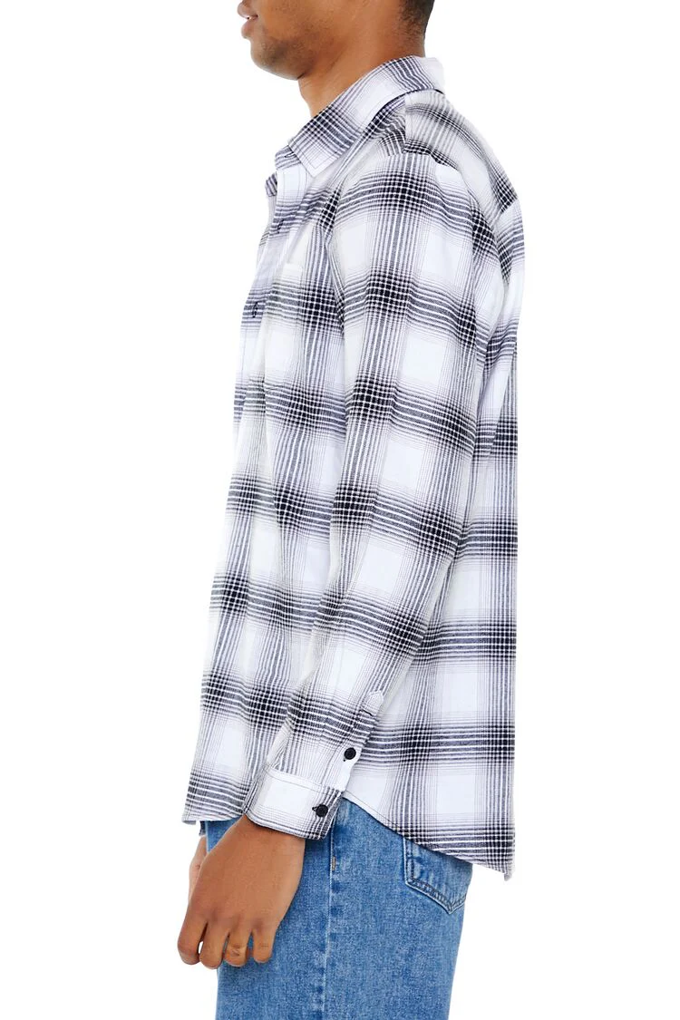 Plaid Flannel Shirt - Image 4