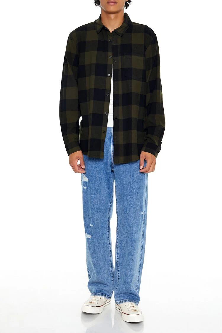 Plaid Flannel Shirt - Image 2