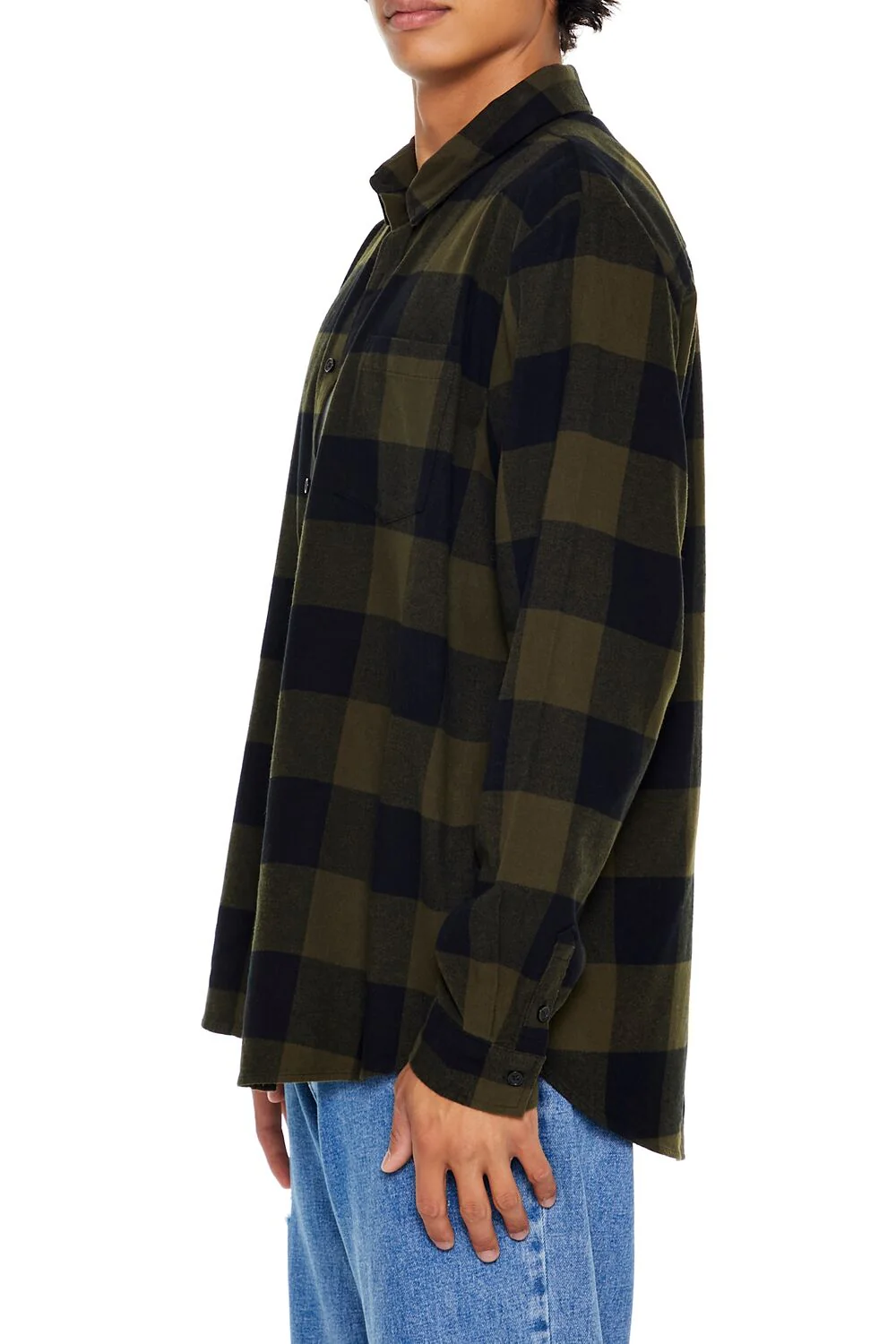 Plaid Flannel Shirt - Image 3