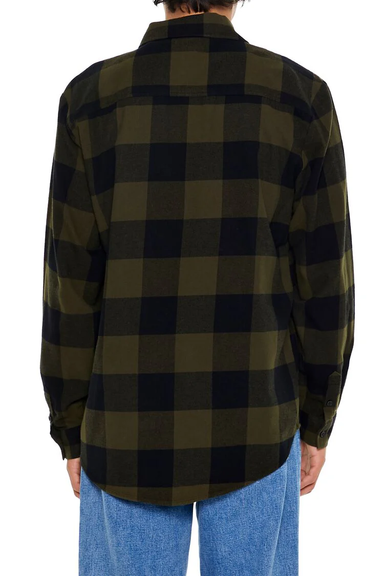 Plaid Flannel Shirt - Image 4