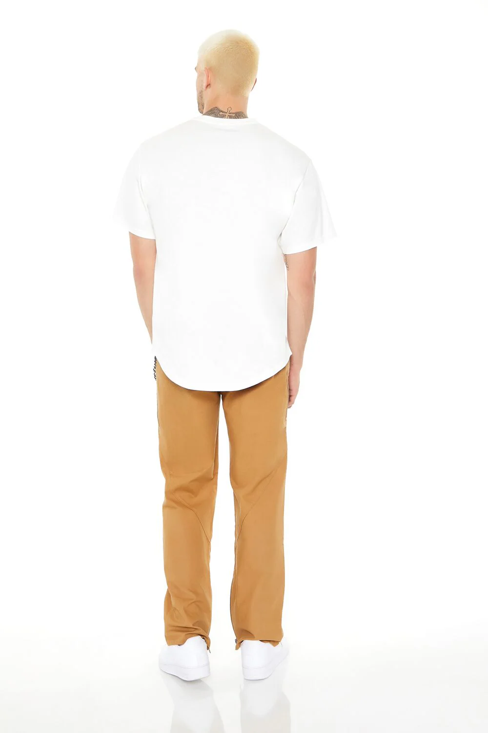 Twill Wallet Chain Straight Pants - Image 3