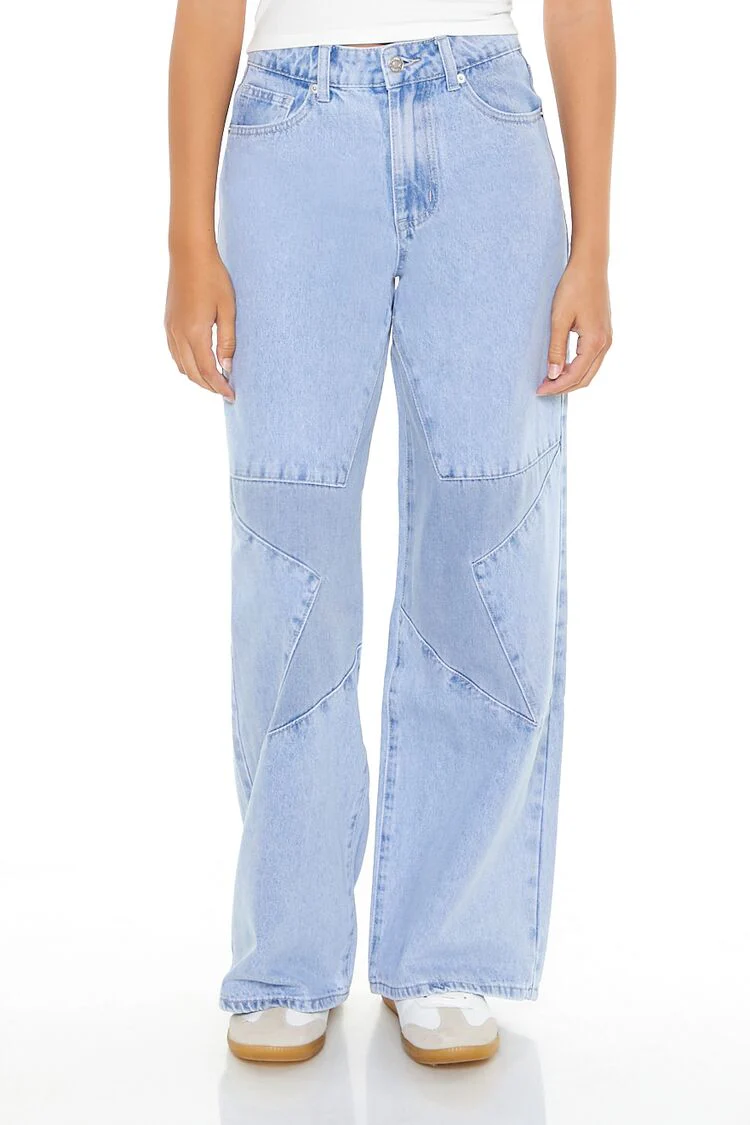 Star Patchwork High-Rise Jeans - Image 2