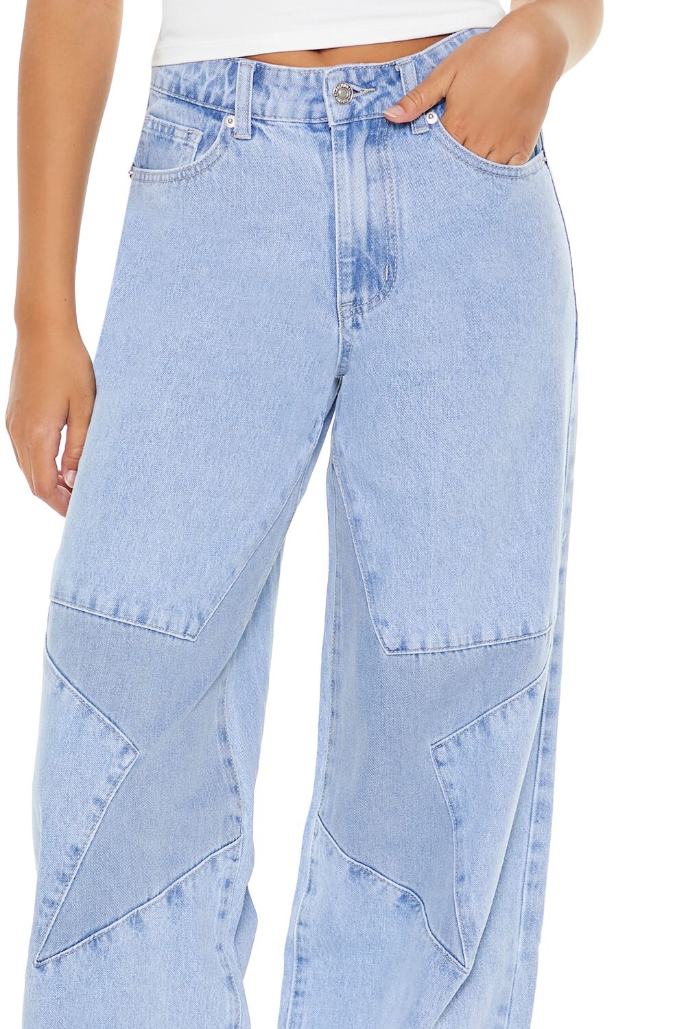 Star Patchwork High-Rise Jeans - Image 5