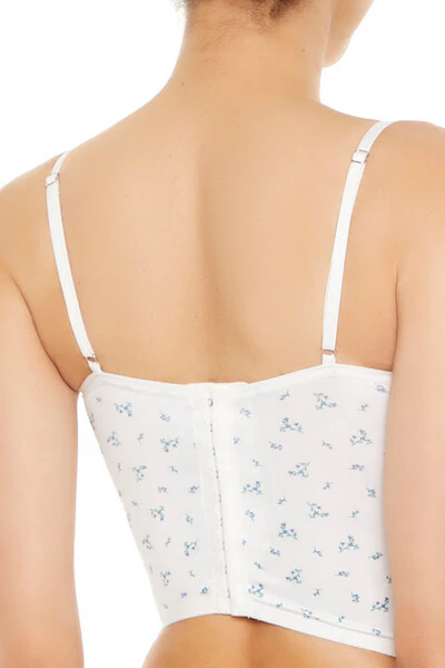 Floral Print Lingerie Corset Cami - Image 3