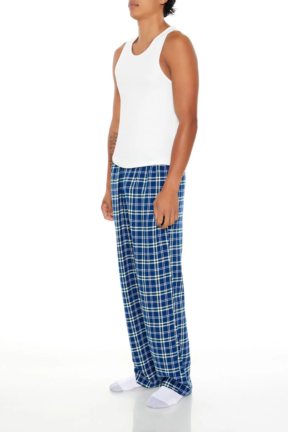 Flannel Plaid Pajama Pants - Image 3