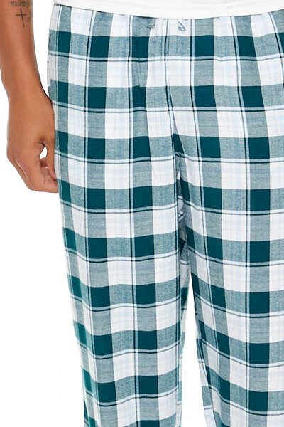 Plaid Flannel Pajama Pants - Image 5