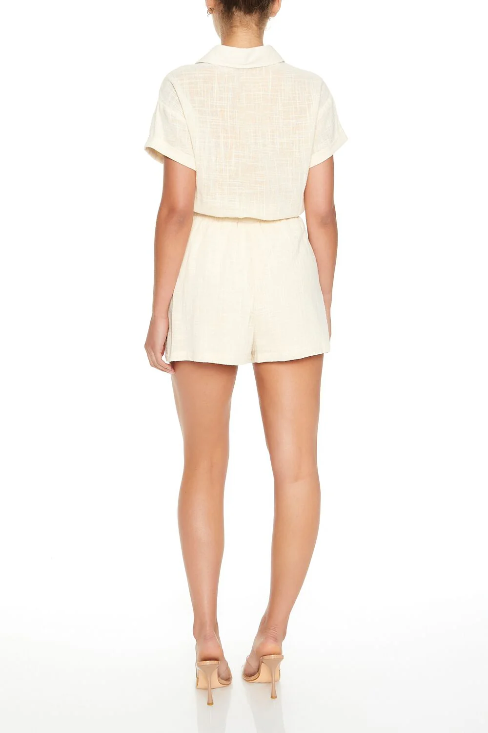 Gauze Tie-Waist Romper - Image 5