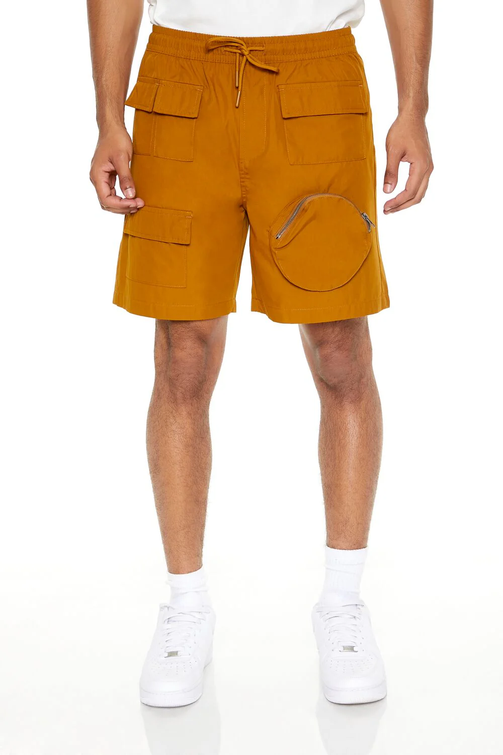 Drawstring Cargo Shorts - Image 2